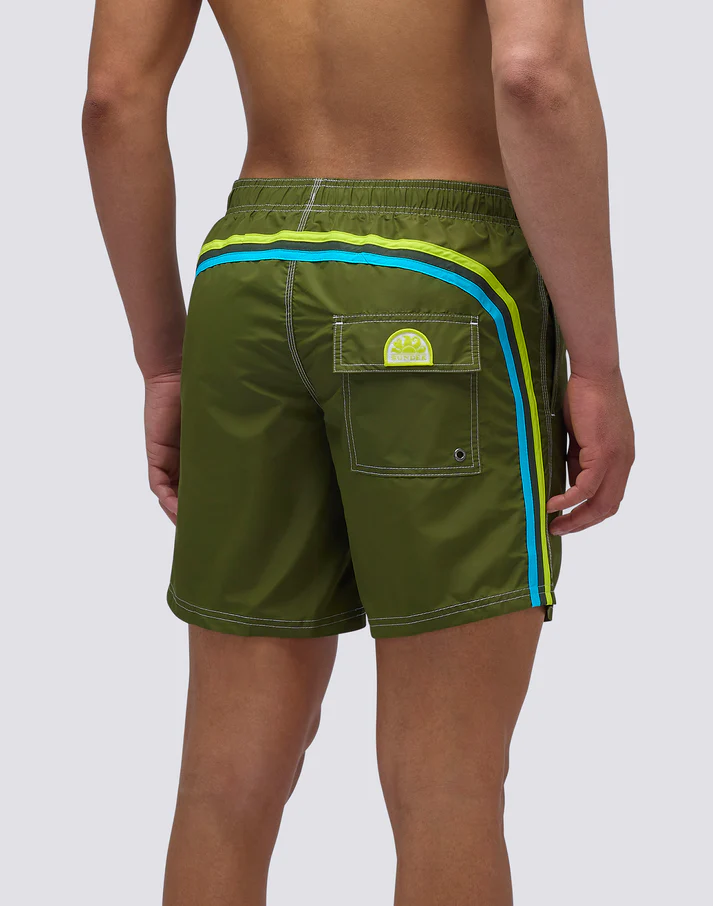 COSTUME DA BAGNO CORTO VITA ELASTICATA ICONIC TAFFETA - immagine 7