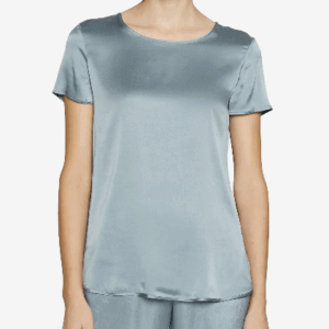 MAX MARA LEISURE Cortona silk sky t-shirt