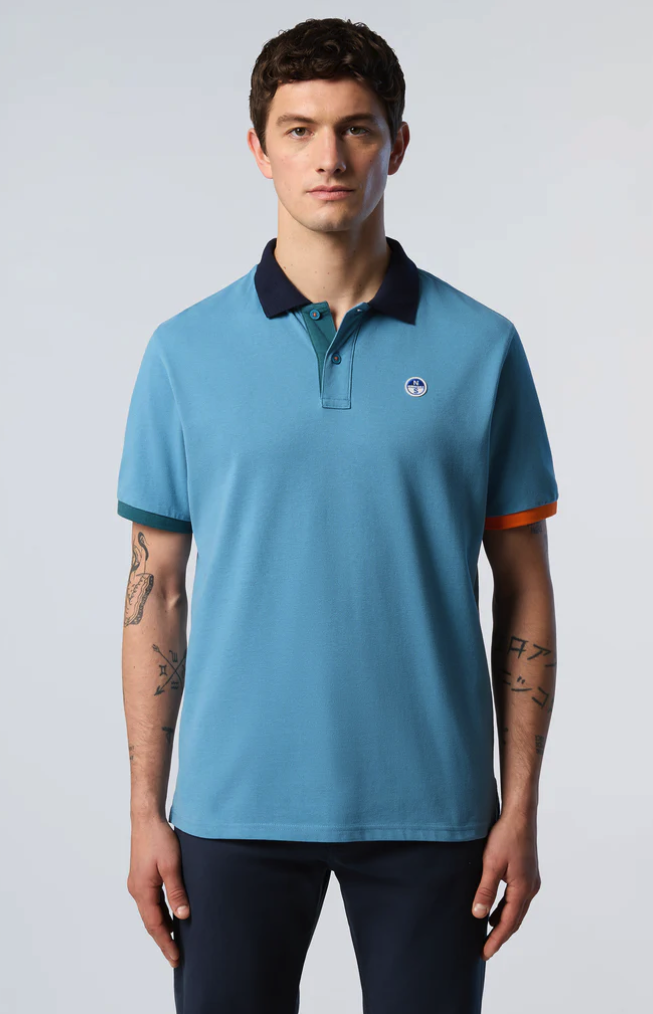 Polo con dettagli a contrasto - immagine 5