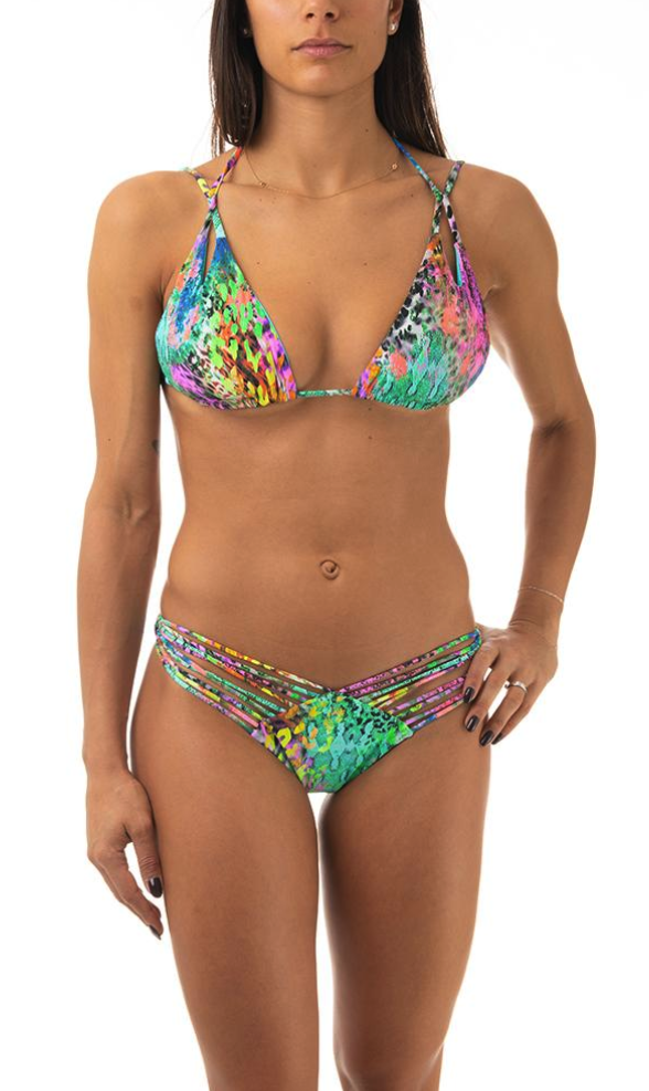 BIKINI TRIANGOLO DONNA ANIMALIER