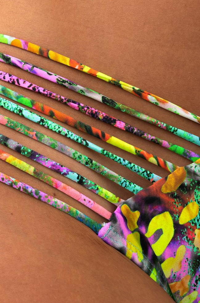 BIKINI TRIANGOLO DONNA ANIMALIER - immagine 3
