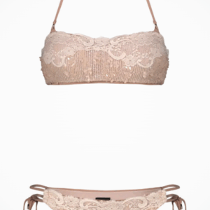Bikini Fascia Paillettes e Pizzo