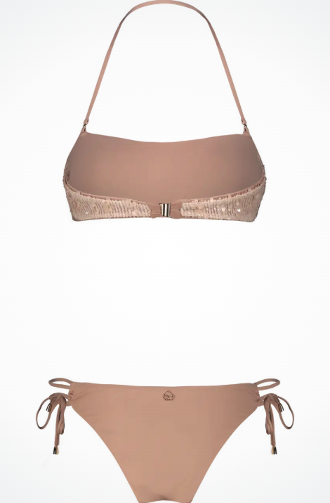 Bikini Fascia Paillettes e Pizzo